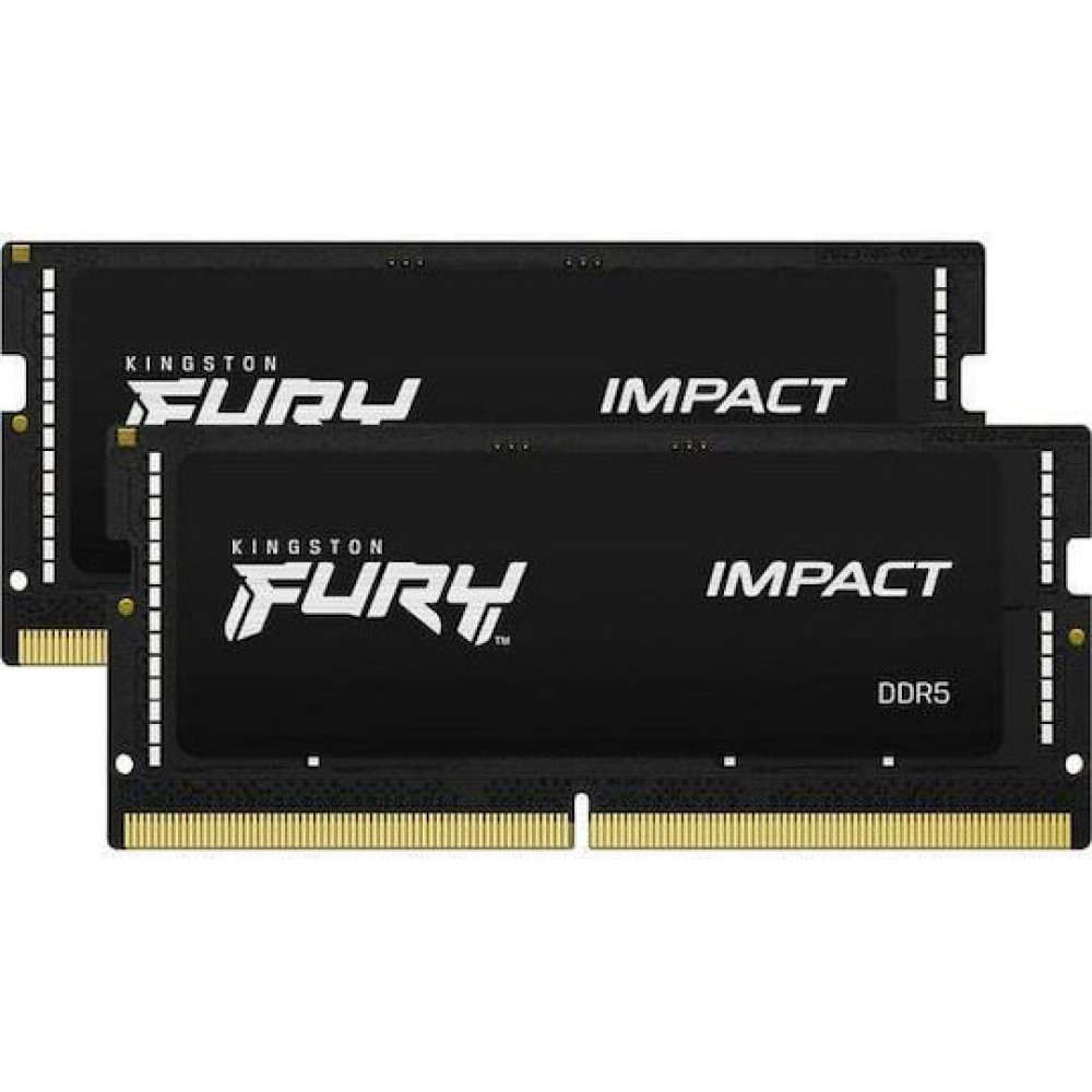 Kingston Fury Impact DDR5 32GB RAM με 2x16GB Modules και Ταχύτητα 5600 για Laptop
