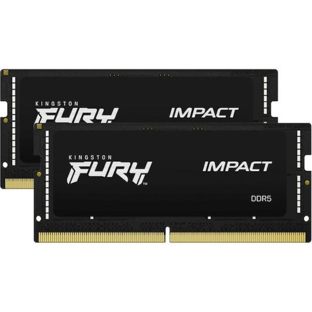 Kingston Fury Impact DDR5 64GB RAM με 2x32GB Modules και Ταχύτητα 5600 για Laptop