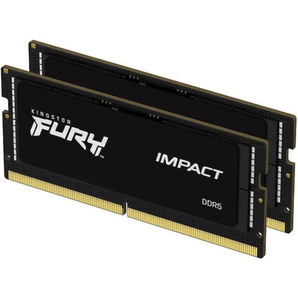 Kingston Fury Impact DDR5 64GB RAM με 2x32GB Modules και Ταχύτητα 5600 για Laptop