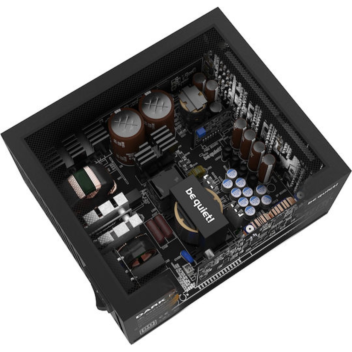 Be Quiet Dark Power 13 1000W Μαύρο Τροφοδοτικό Υπολογιστή Full Modular 80 Plus Titanium