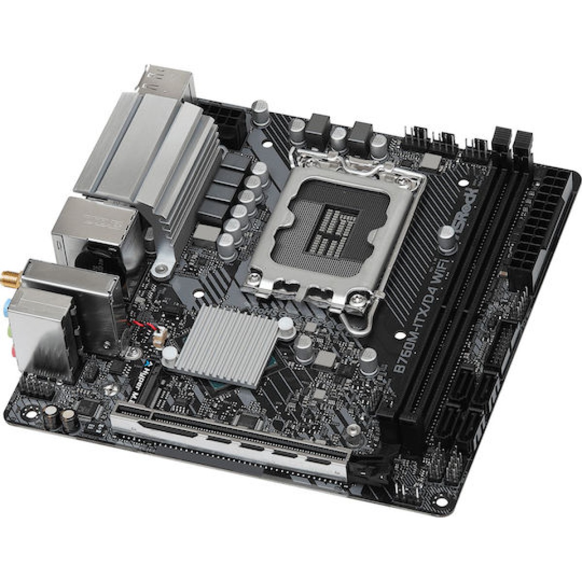 ASRock B760M-ITX/D4 WIFI Motherboard Mini ITX με Intel 1700 Socket 90-MXBKY0-A0CAYZ