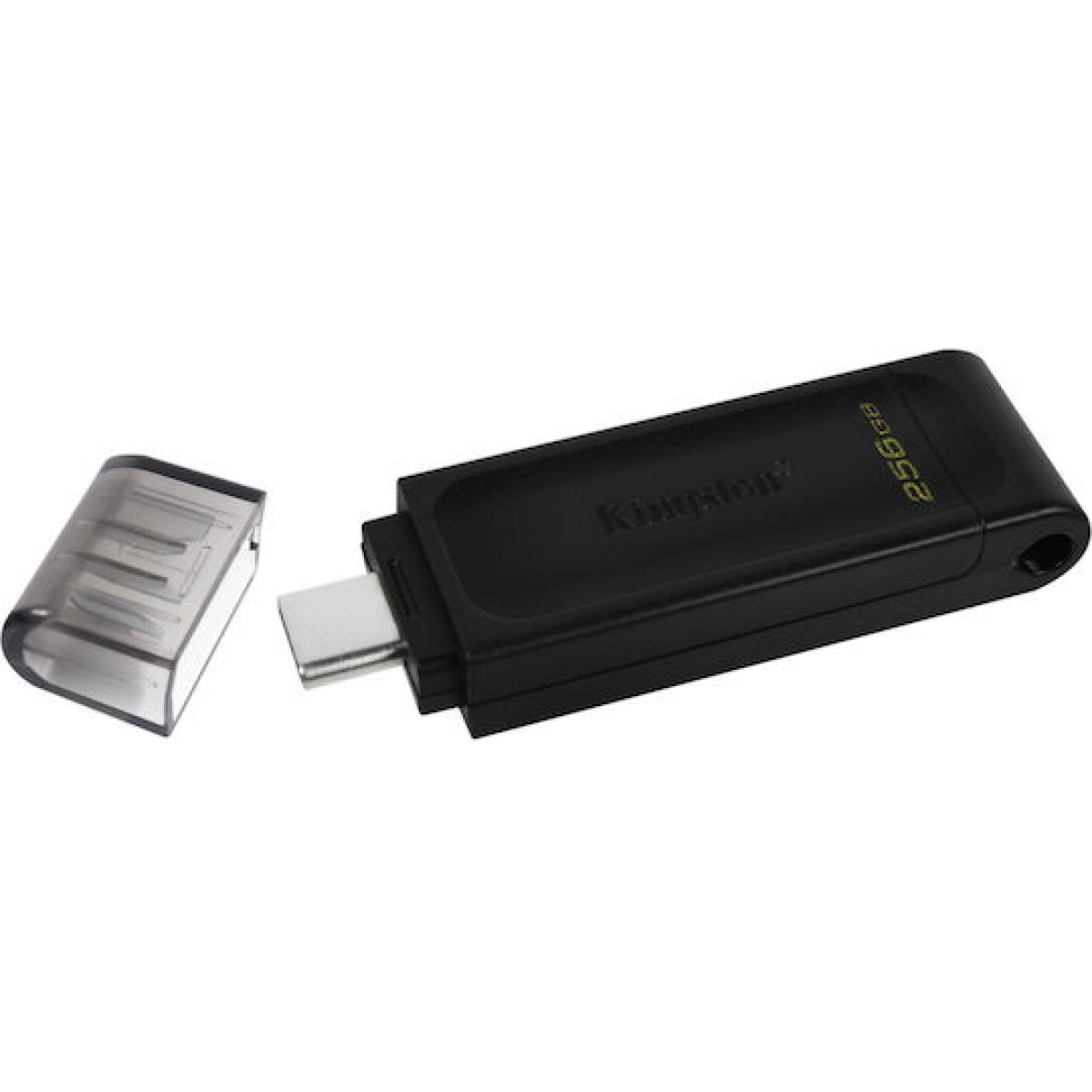 Kingston DataTraveler 70 256GB USB 3.2 Stick με σύνδεση USB-C Μαύρο