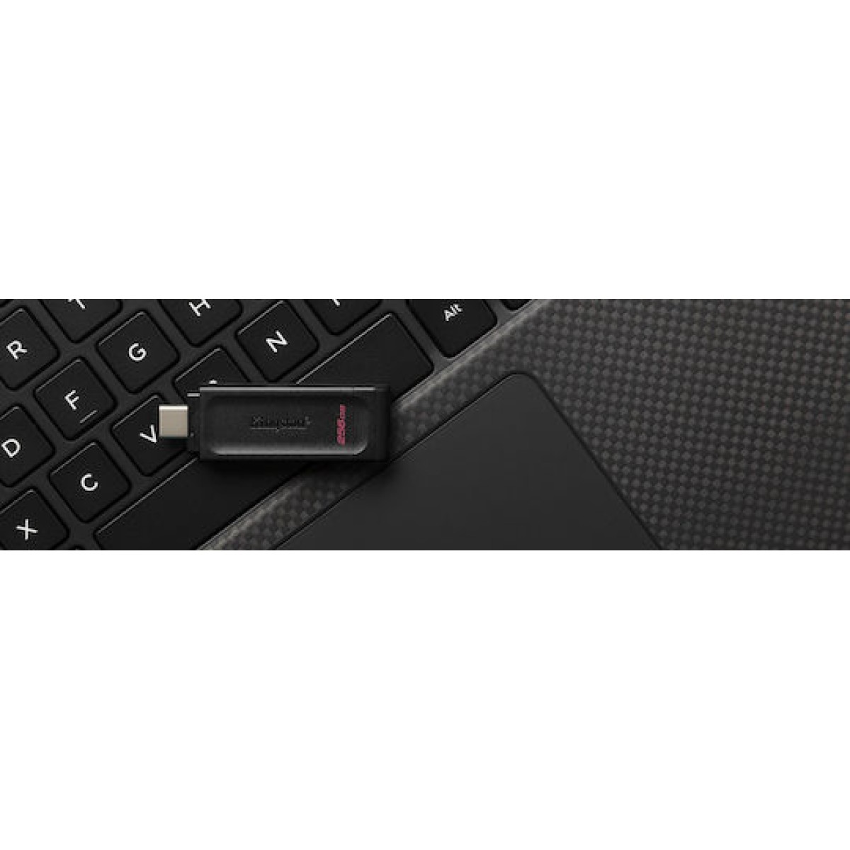 Kingston DataTraveler 70 256GB USB 3.2 Stick με σύνδεση USB-C Μαύρο