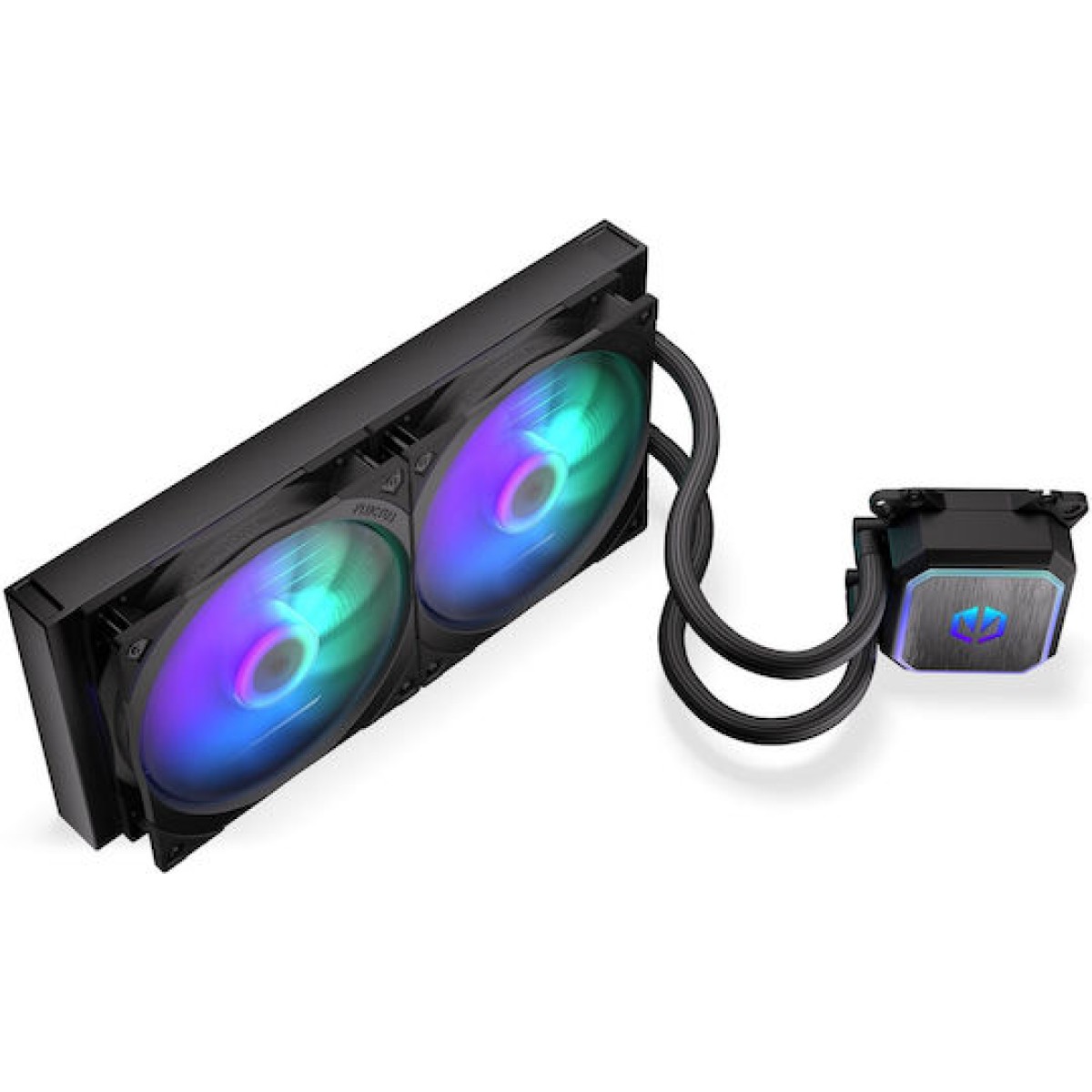 Endorfy Navis F280 Υδρόψυξη Επεξεργαστή Διπλού Ανεμιστήρα 120mm για Socket AM4/AM5/1700/1200/115x με ARGB Φωτισμό
