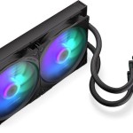 Endorfy Navis F280 Υδρόψυξη Επεξεργαστή Διπλού Ανεμιστήρα 120mm για Socket AM4/AM5/1700/1200/115x με ARGB Φωτισμό