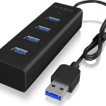 Icy Box USB 3.0 Hub 4 Θυρών με σύνδεση USB-A