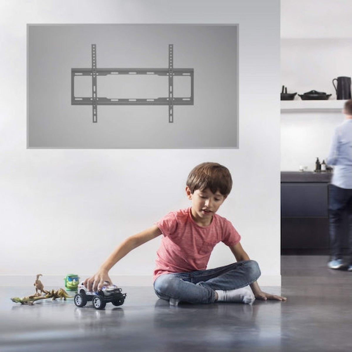 One For All WM 2621 Βάση Τηλεόρασης Τοίχου έως 84