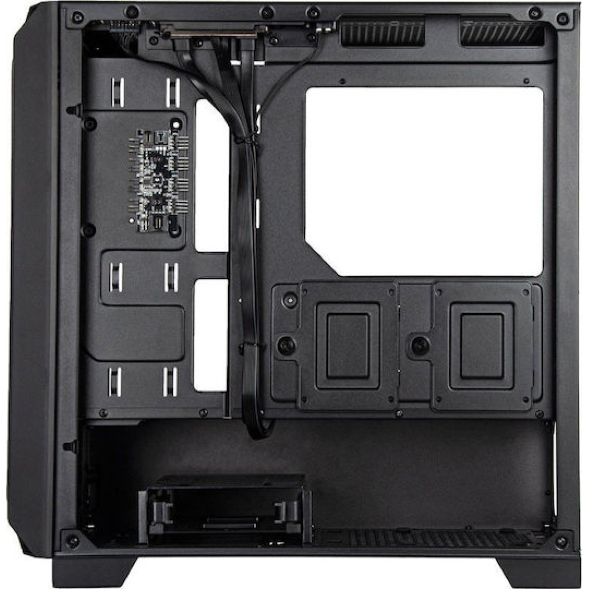 Silverstone Fara 312Z Gaming Mini Tower Κουτί Υπολογιστή με Πλαϊνό Παράθυρο και RGB Φωτισμό Μαύρο