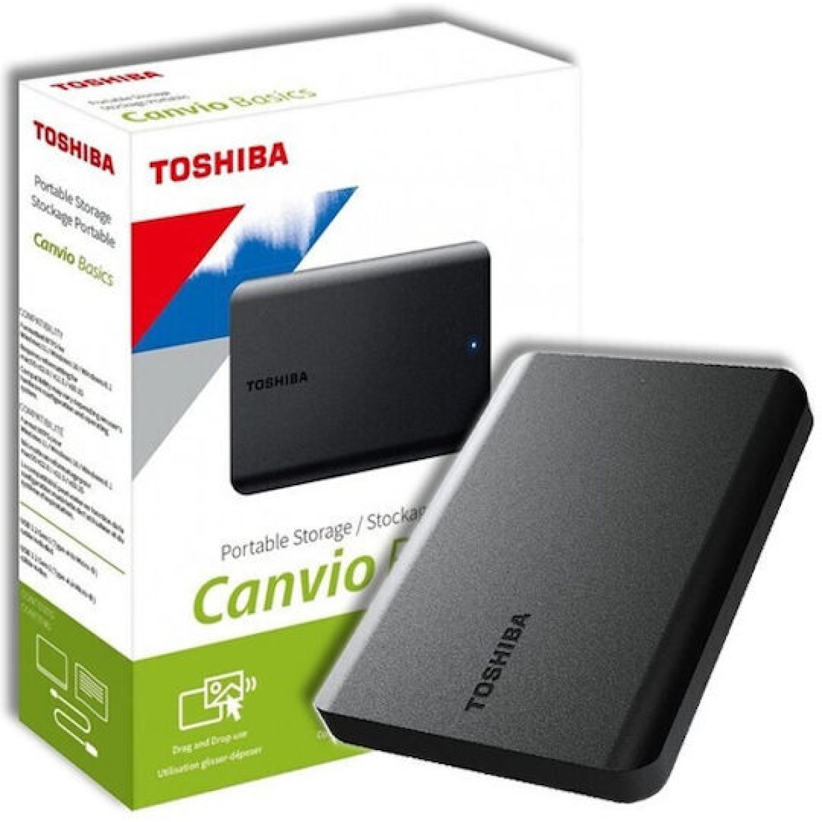 Toshiba Canvio Basics 2022 USB 3.2 Εξωτερικός HDD 4TB 2.5