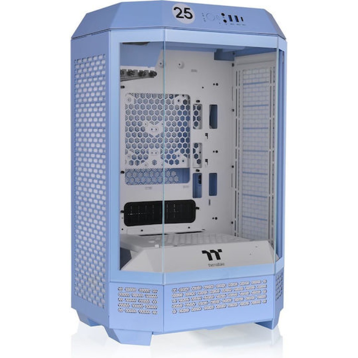 Thermaltake The Tower 300 Micro Tower Κουτί Υπολογιστή με Πλαϊνό Παράθυρο και RGB Φωτισμό Hydrangea Blue