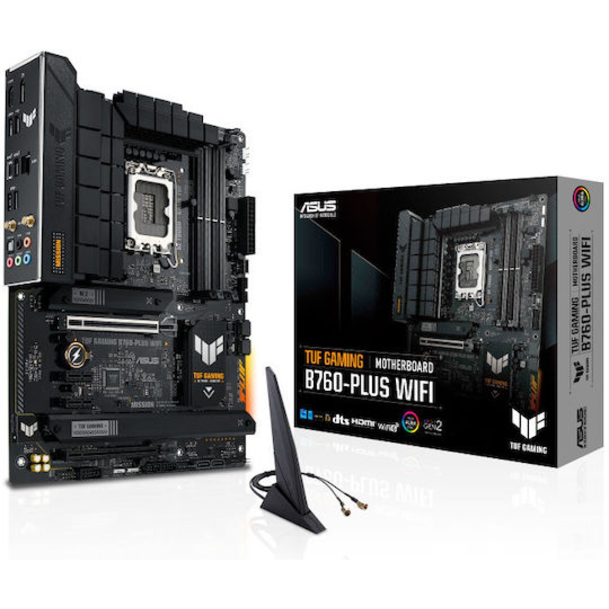 Asus TUF Gaming B760-Plus WIFI Motherboard ATX με Intel 1700 Socket 90MB1ER0-M0EAY0