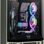 Thermaltake The Tower 300 Micro Tower Κουτί Υπολογιστή με Πλαϊνό Παράθυρο και RGB Φωτισμό Matcha Green