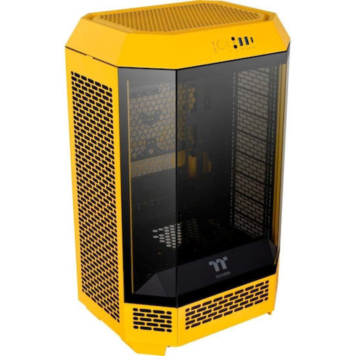 Thermaltake The Tower 300 Bumblebee Gaming Micro Tower Κουτί Υπολογιστή με Πλαϊνό Παράθυρο Κίτρινο