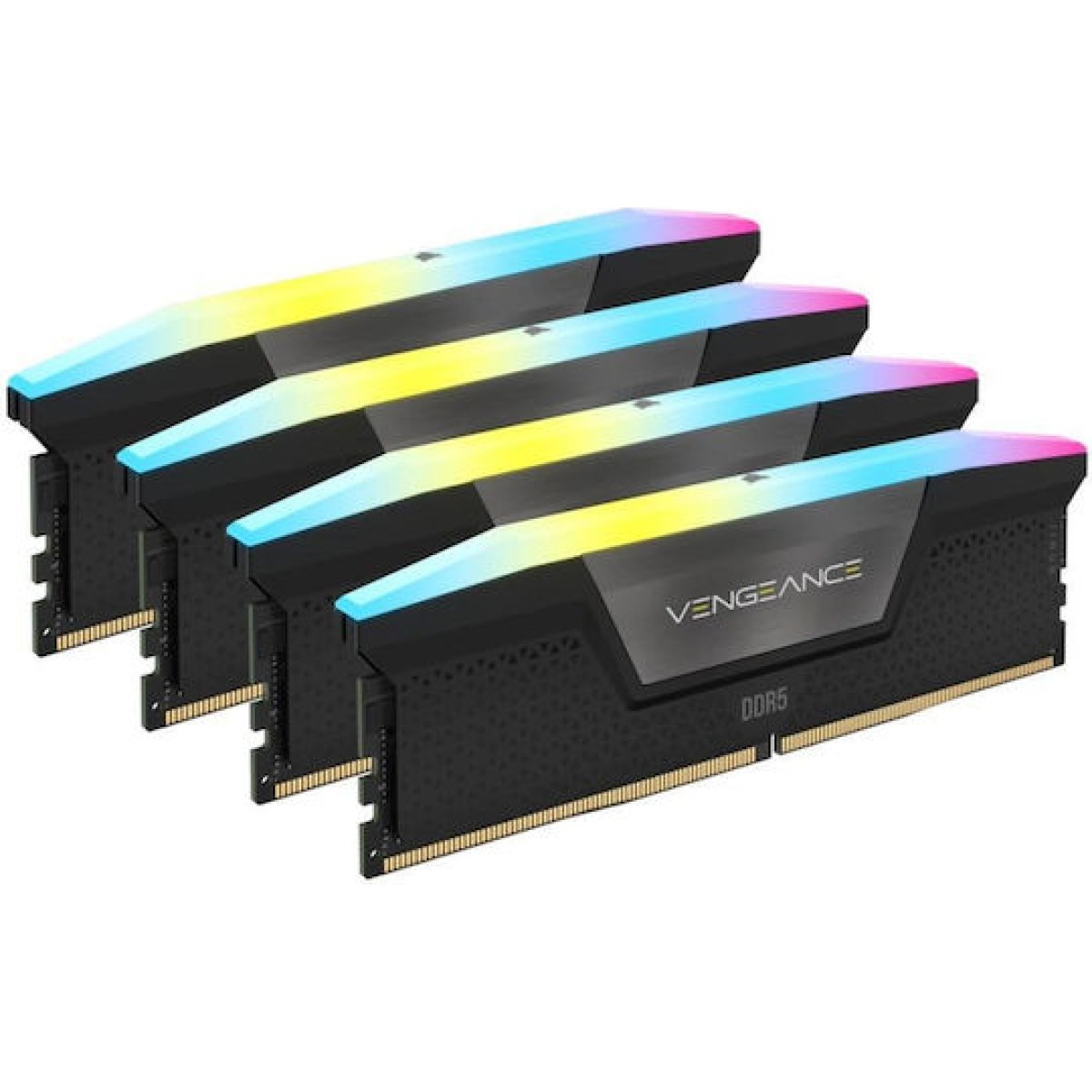 Corsair Vengeance RGB DDR5 64GB RAM με 4x16GB Modules και Ταχύτητα 6600 για Desktop
