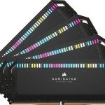 Corsair Dominator Platinum RGB DDR5 64GB RAM με 4x16GB Modules και Ταχύτητα 6200 για Desktop