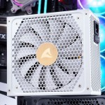 Sharkoon Rebel P30 White 1000W Λευκό Τροφοδοτικό Υπολογιστή Full Modular 80 Plus Gold