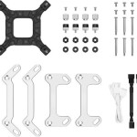 Deepcool LS520 SE Υδρόψυξη Επεξεργαστή Διπλού Ανεμιστήρα 120mm για Socket AM4/AM5/1700/1200/115x με ARGB Φωτισμό Λευκή