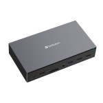 Verbatim CDS-17 USB-C Docking Station με HDMI/DisplayPort 4K PD Ethernet Μαύρο