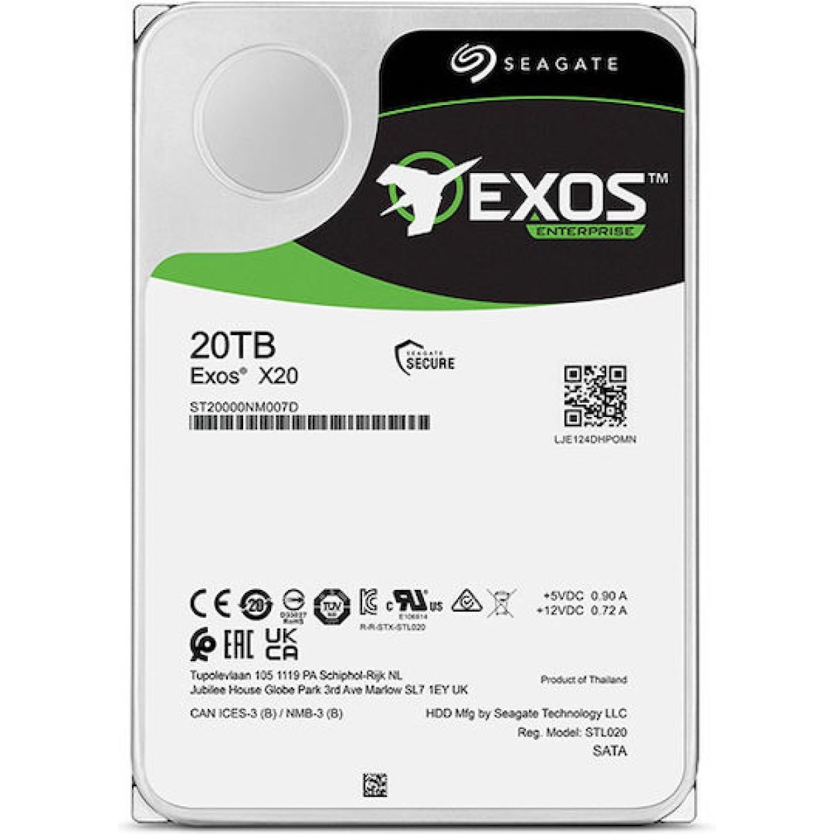 Seagate Exos X24 20TB HDD Σκληρός Δίσκος 3.5