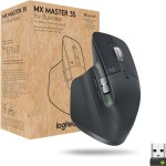 Logitech MX Master 3S For Business Ασύρματο Εργονομικό Bluetooth Ποντίκι Space Gray