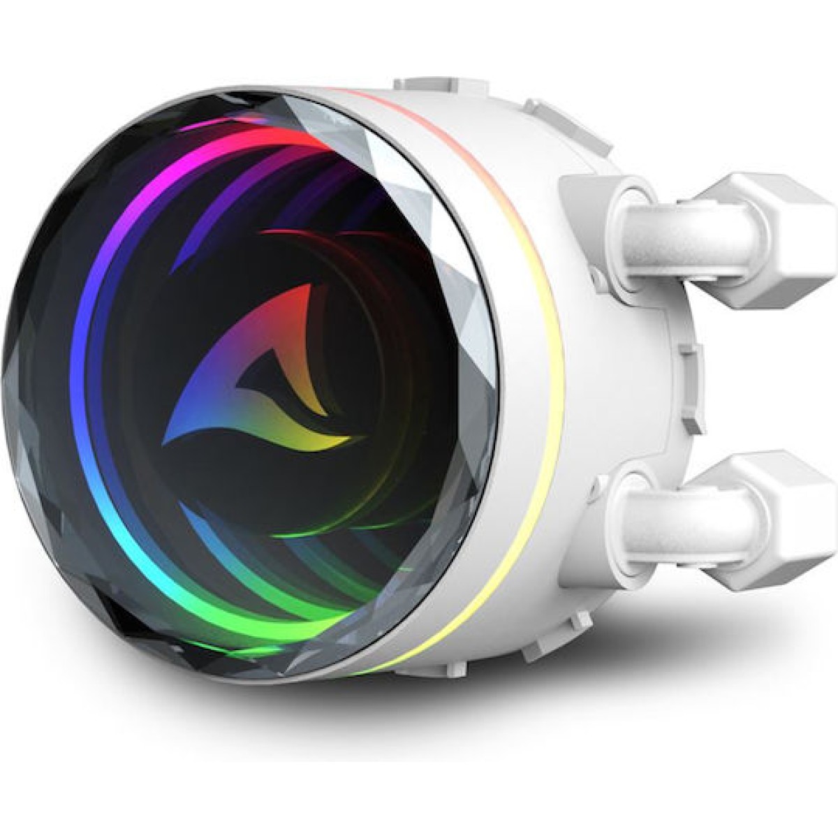 Sharkoon S80 RGB Υδρόψυξη Επεξεργαστή Διπλού Ανεμιστήρα 120mm για Socket AM4/AM5/1700/1200/115x Λευκή