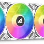 Sharkoon S90 RGB Υδρόψυξη Επεξεργαστή Τριπλού Ανεμιστήρα 120mm για Socket AM4/AM5/1700/1200/115x Λευκή
