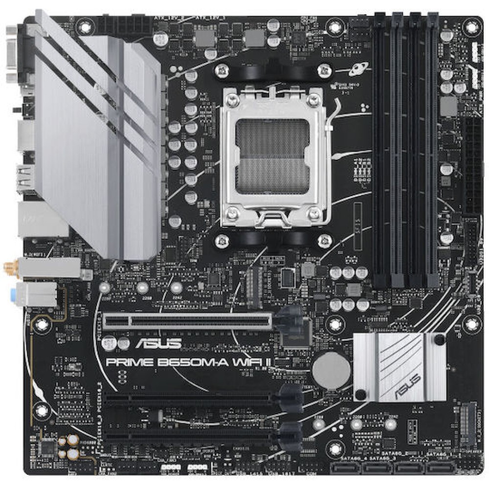 Asus Prime B650M-A WIFI II Motherboard Micro ATX με AMD AM5 Socket 90MB1EG0-M0EAY0
