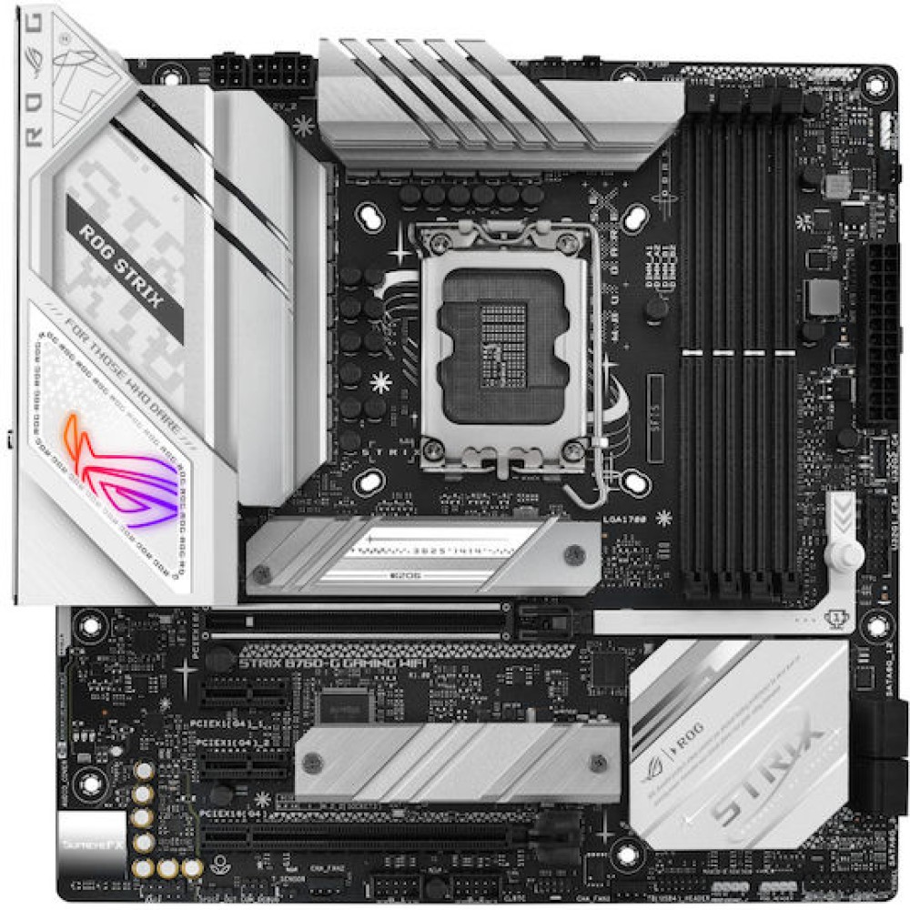 Asus ROG STRIX B760-G Gaming WIFI Motherboard Micro ATX με Intel 1700 Socket 90MB1EQ0-M0EAY0