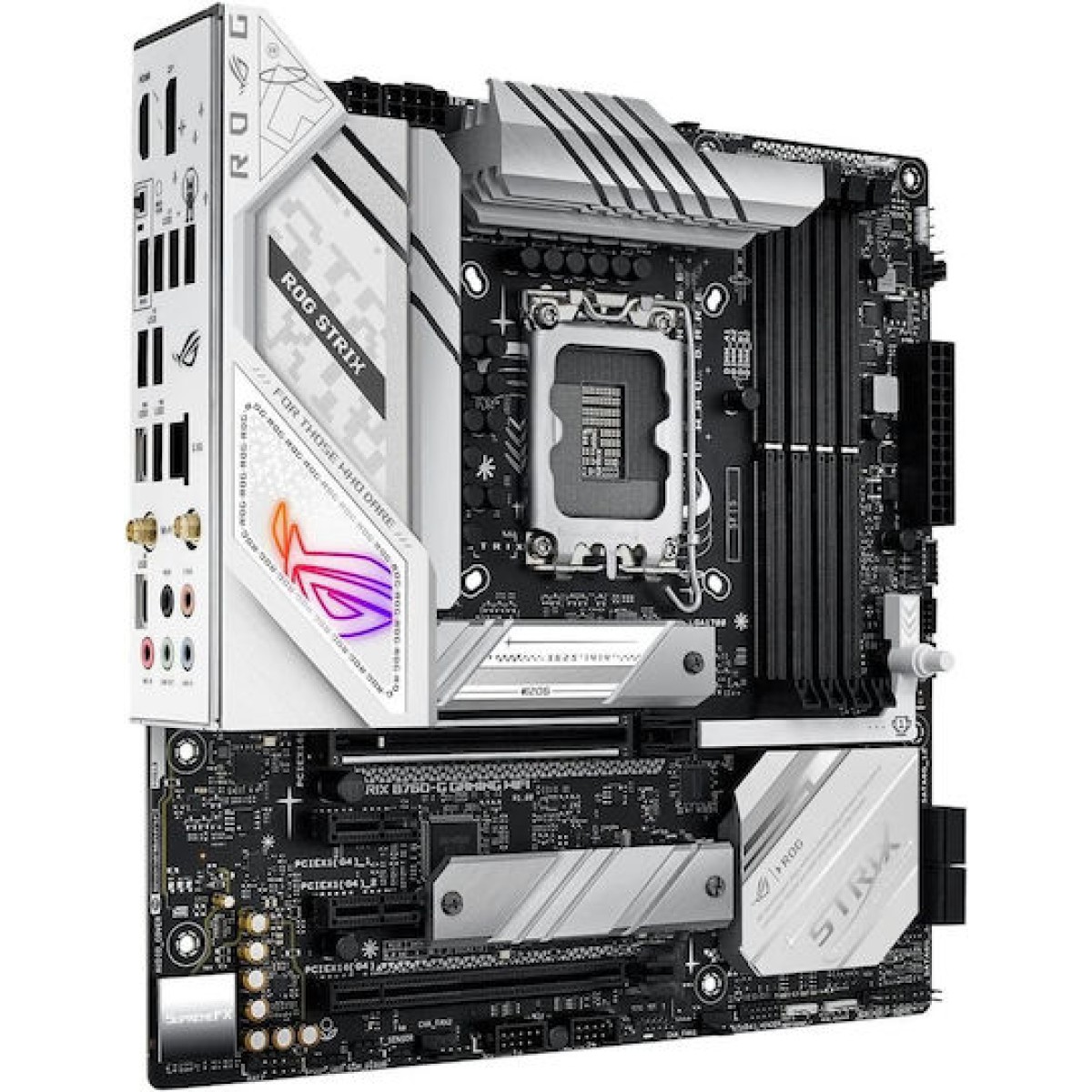 Asus ROG STRIX B760-G Gaming WIFI Motherboard Micro ATX με Intel 1700 Socket 90MB1EQ0-M0EAY0