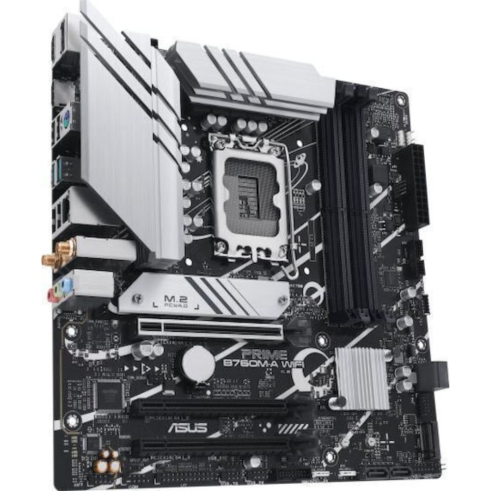 Asus Prime B760M-A WIFI Motherboard Micro ATX με Intel 1700 Socket 90MB1EL0-M0EAY0