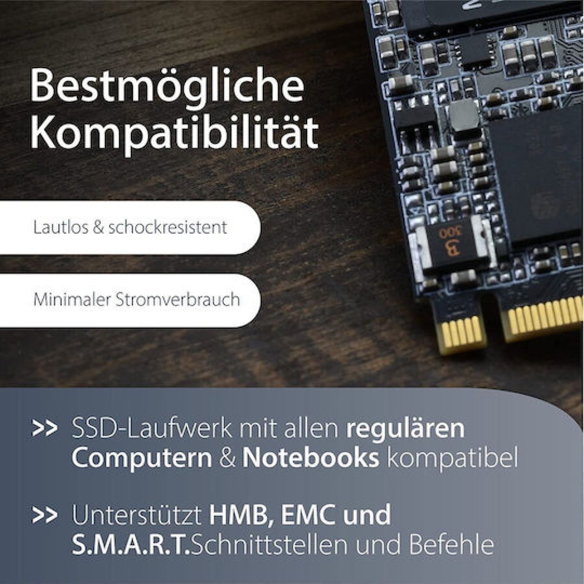 MediaRange SSD 1TB M.2 NVMe PCI Express 3.0