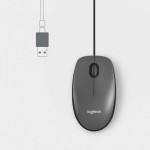 Logitech M100 Ενσύρματο Ποντίκι Μαύρο