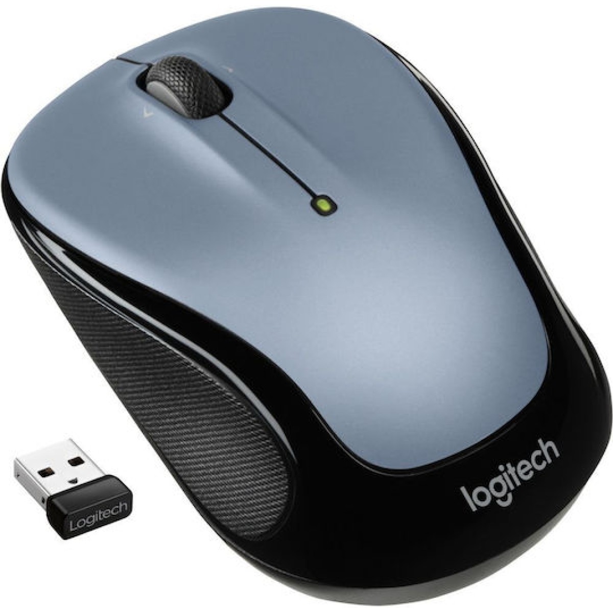 Logitech M325s Ασύρματο Mini Ποντίκι Light Silver