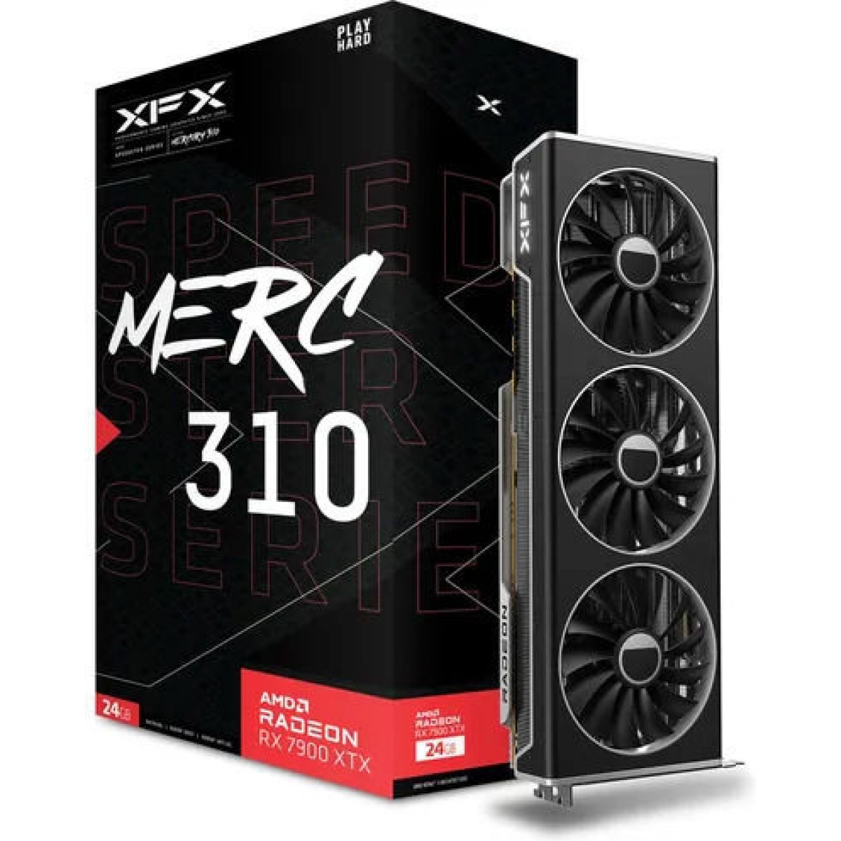 XFX Radeon RX 7900 XTX 24GB GDDR6 Speedster MERC 310 Κάρτα Γραφικών