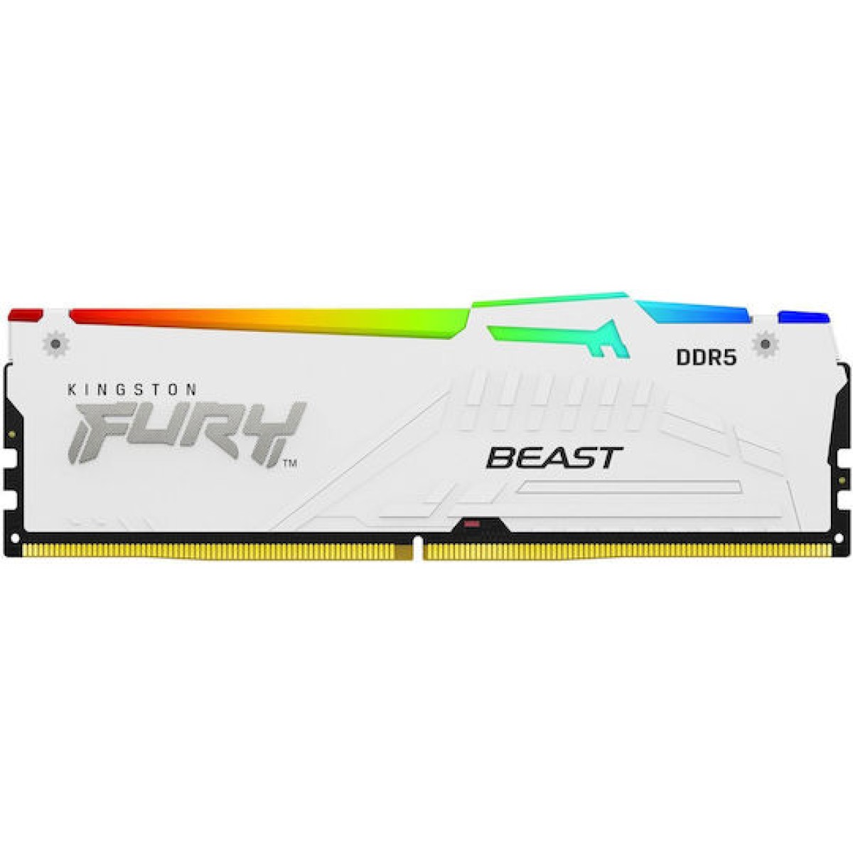 Kingston Fury Beast RGB DDR5 με Module 1x32GB και Ταχύτητα 6000 για Desktop
