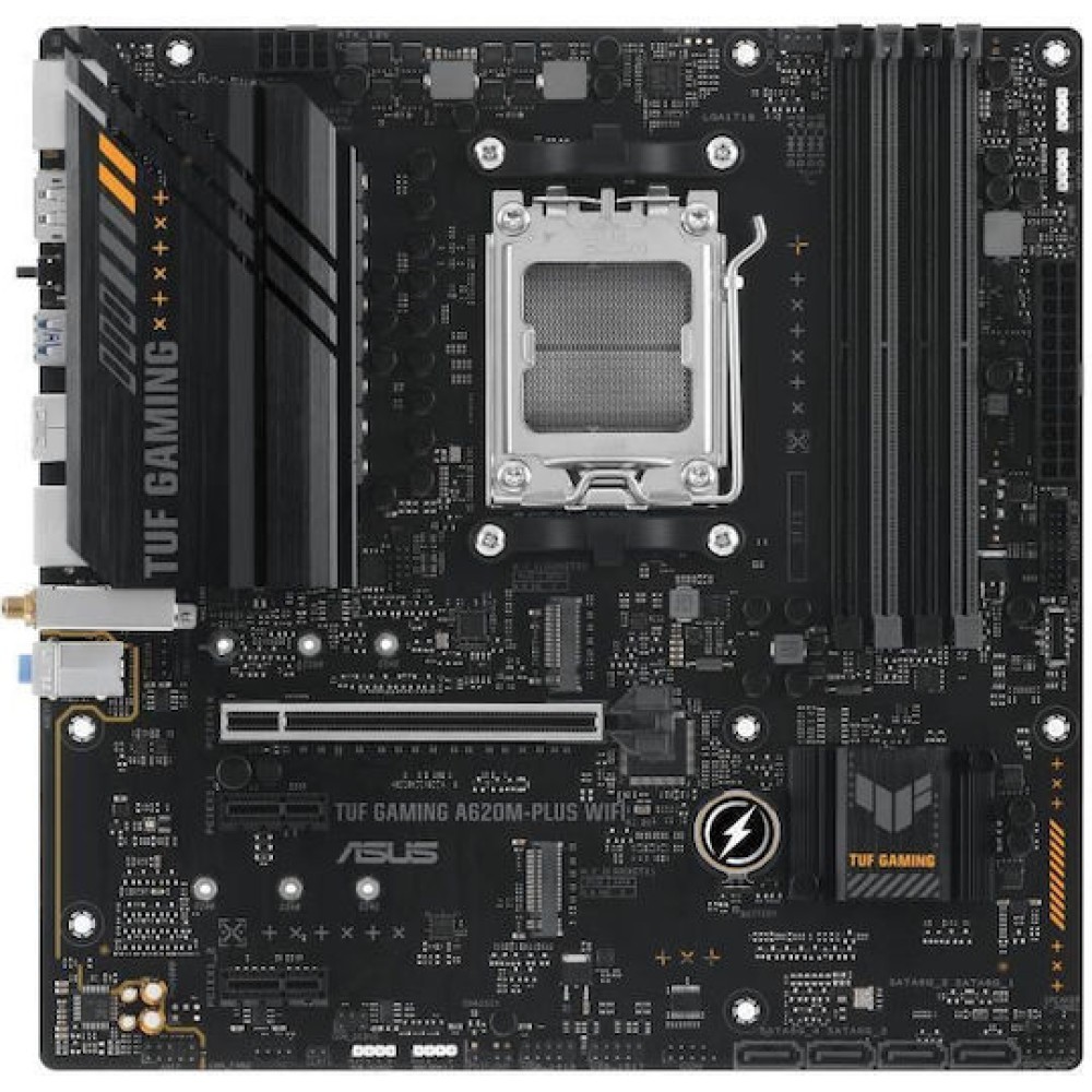Asus TUF Gaming A620M Plus Wifi Motherboard Micro ATX με AMD AM5 Socket 90MB1F00-M0EAY0