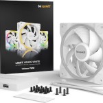 Be Quiet Light Wings Case Fan 120mm με ARGB Φωτισμό και Σύνδεση 4-Pin PWM 3τμχ Λευκό