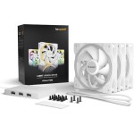Be Quiet Light Wings Case Fan 120mm με ARGB Φωτισμό και Σύνδεση 4-Pin PWM 3τμχ Λευκό
