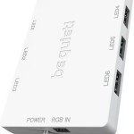 Be Quiet Light Wings High Speed Case Fan 120mm με ARGB Φωτισμό και Σύνδεση 4-Pin PWM 3τμχ Λευκό