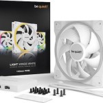 Be Quiet Light Wings High Speed Case Fan 140mm με Λευκό Φωτισμό και Σύνδεση 4-Pin PWM 3τμχ Λευκό
