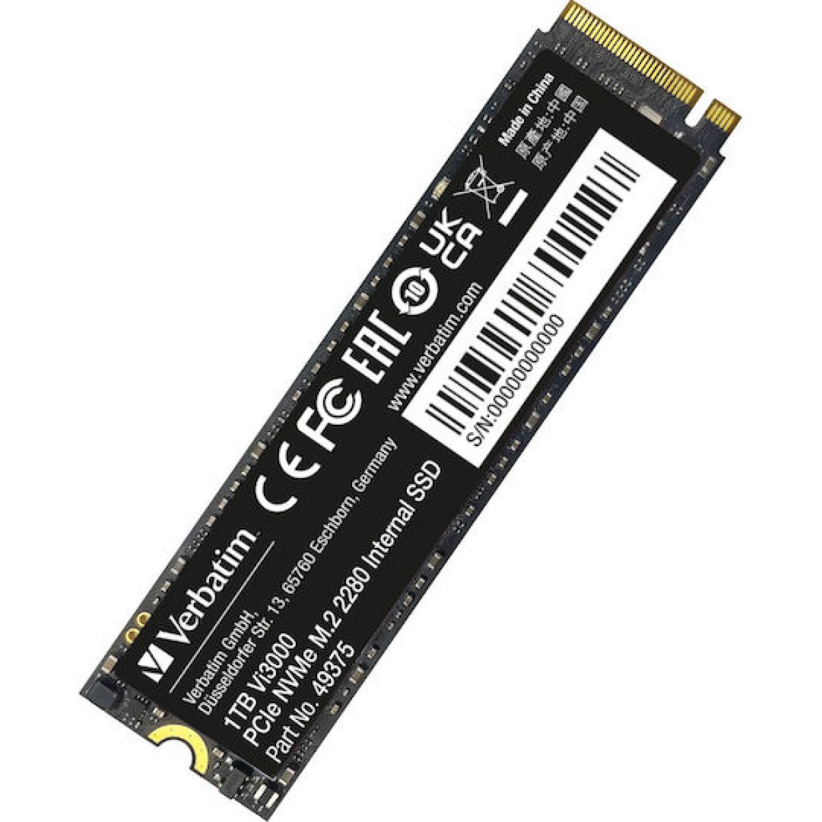 Verbatim Vi3000 SSD 2TB M.2 NVMe PCI Express 3.0