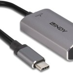 Lindy Μετατροπέας USB-C male σε HDMI female Γκρι (43327)