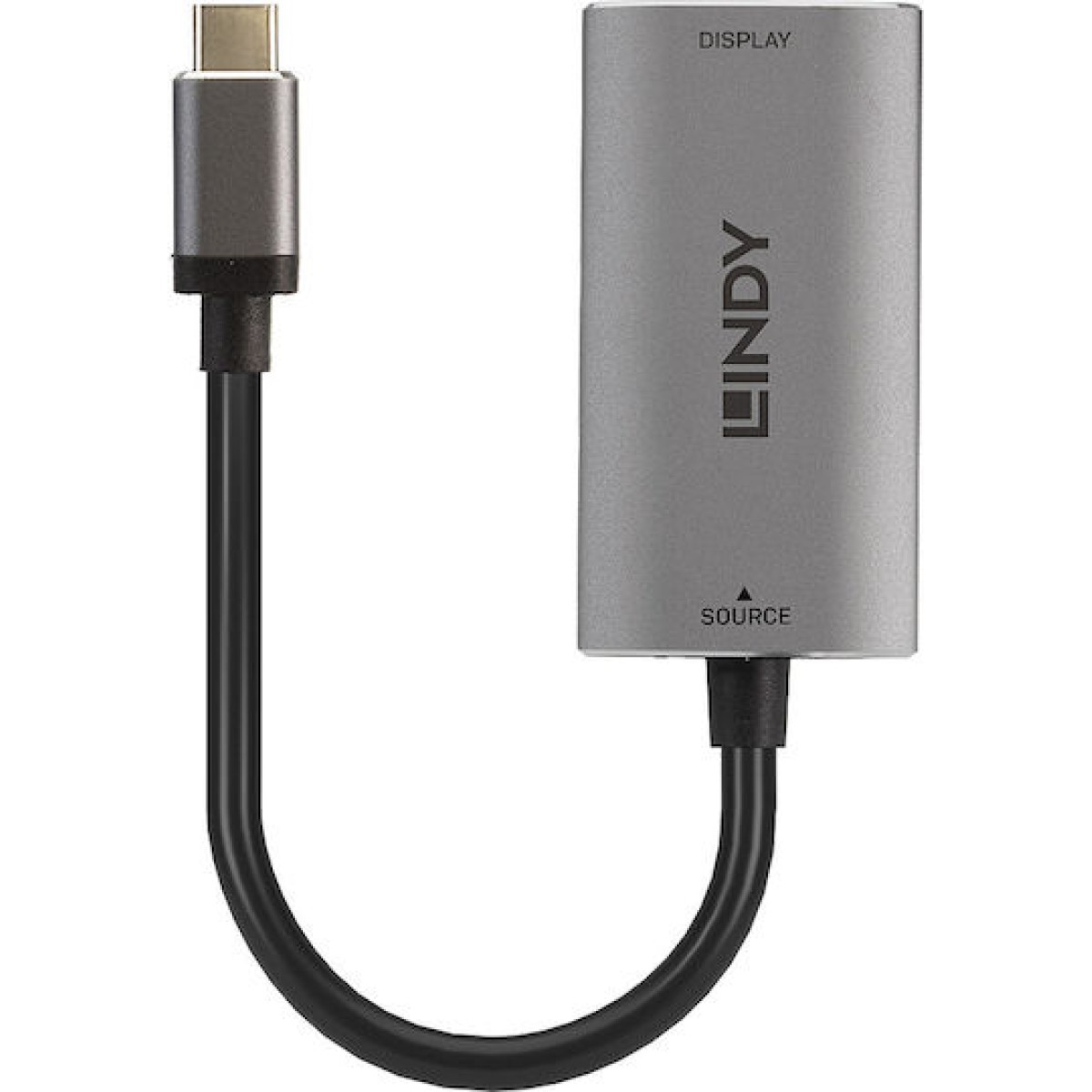 Lindy Μετατροπέας USB-C male σε HDMI female Γκρι (43327)