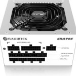 Raijintek Cratos 1200W Λευκό Τροφοδοτικό Υπολογιστή Full Modular 80 Plus Gold