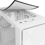 Sharkoon VS8 RGB Gaming Micro Tower Κουτί Υπολογιστή με Πλαϊνό Παράθυρο Λευκό