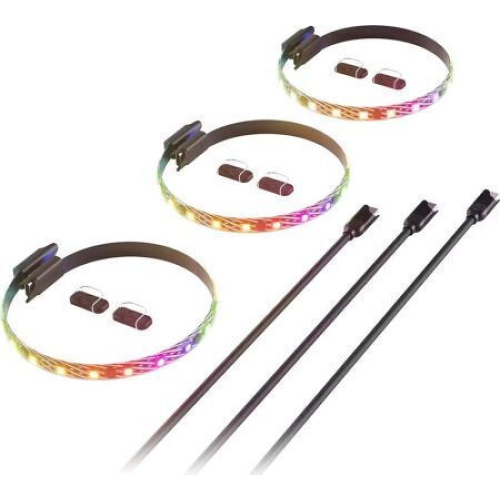 Hyte Ls10 Qrgb Light Strips 33cm 3 Pack