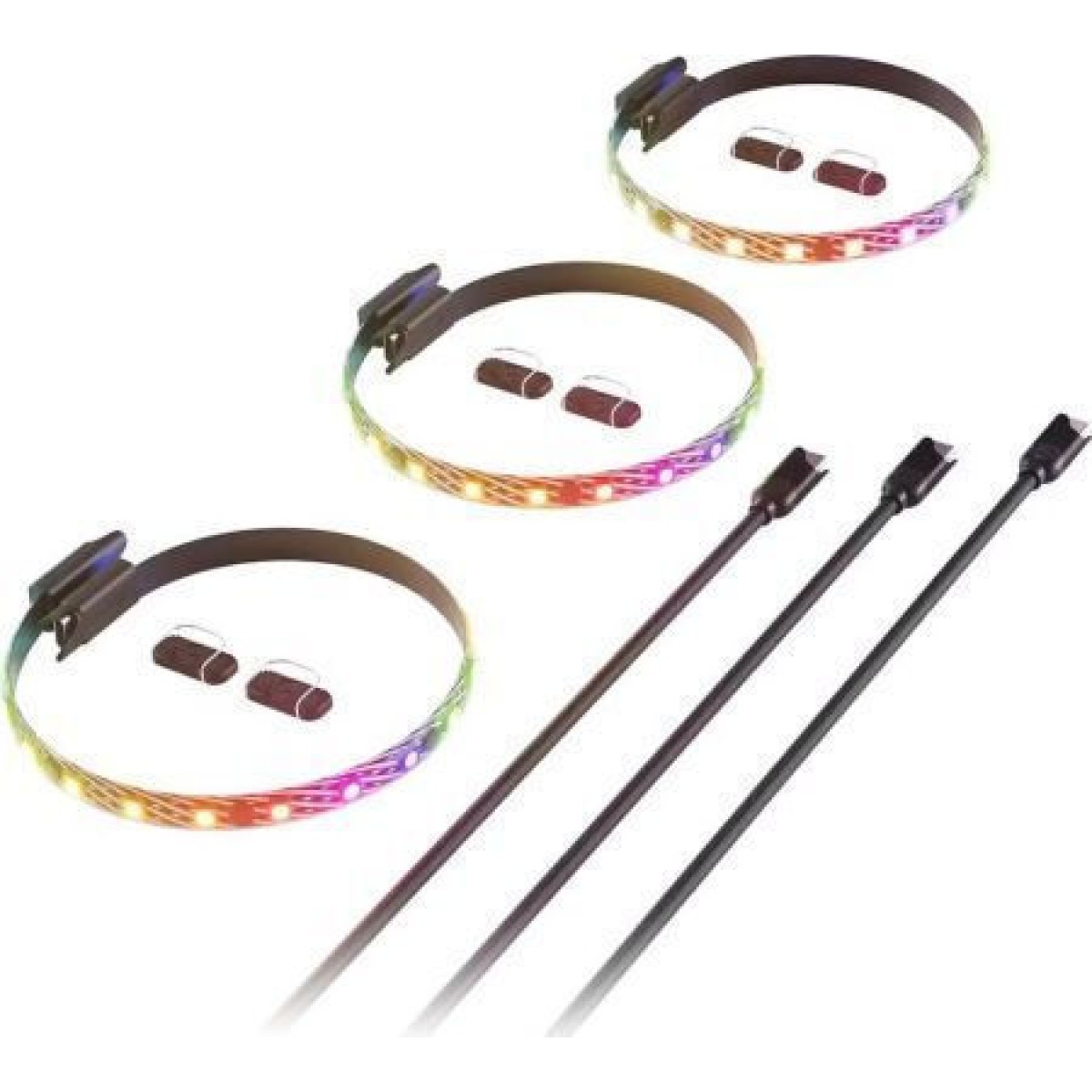 Hyte Ls10 Qrgb Light Strips 33cm 3 Pack