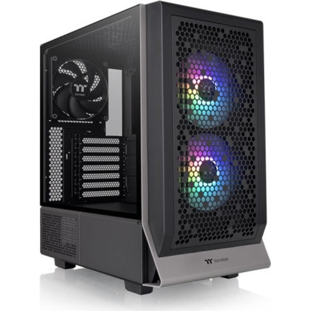Thermaltake Ceres 300 TG Gaming Midi Tower Κουτί Υπολογιστή με Πλαϊνό Παράθυρο και RGB Φωτισμό Μαύρο