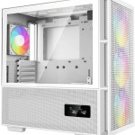 Deepcool CH560 Digital Gaming Midi Tower Κουτί Υπολογιστή με Πλαϊνό Παράθυρο και RGB Φωτισμό Λευκό