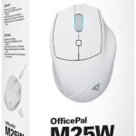 Sharkoon OfficePal M25W Ασύρματο Ποντίκι Λευκό